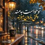 دانلود آهنگ تو حواست به منه وقتی بارون میزنه هوش مصنوعی